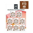 thumbnail interactive-video image 1 of Member's Mark Hearing Aid Batteries, Size 312, Brown Tab, 48 ct., 1 of 8