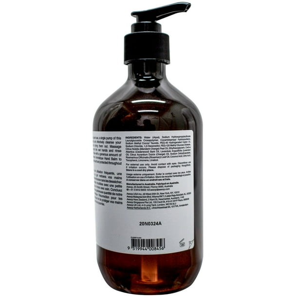 Aesop Resurrection Aromatique Hand Wash, 16.9 fl. oz. - Samsclub.com