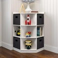 thumbnail image 2 of RiverRidge Kids Corner Playroom 6 Cubby Cabinet with 4 Folding Storage Bins, 2 of 7