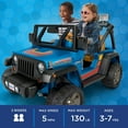 thumbnail image 5 of Power Wheels Retro Jeep Wrangler 12-Volt Ride-On, 5 of 10