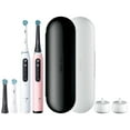 thumbnail image 3 of Oral-B iO Series 5 Gum & Sensitive Care Electric Toothbrush, White & Pink, 2 pk., 4 Brush Heads, 3 of 8