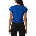 thumbnail image 3 of Bebe Women's Short Sleeve Rhinestone Logo T-Shirt, 3 of 6
