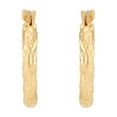 thumbnail image 5 of Hoop Earring Set in 14K Gold, 5 of 11