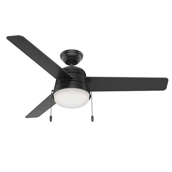 Hunter 52" Aker Indoor/Outdoor Rated Ceiling Fan with LED Light Kit and Pull Chain, Assorted Colors