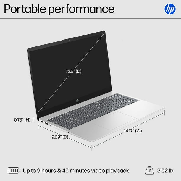 HP 15.6" FHD Windows 11 Touchscreen Laptop | Intel Core i5 | 8GB RAM | 512GB SSD | 2-Year HP Care Pack w/Accidental Damage Protection