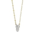 thumbnail image 3 of Disney 0.23 CT. T.W. Diamond Mickey Mouse Necklace in 14K Gold, 3 of 5