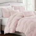 thumbnail image 6 of Ultra Plush Floral Pintuck Comforter Set, Assorted Sizes, 6 of 7