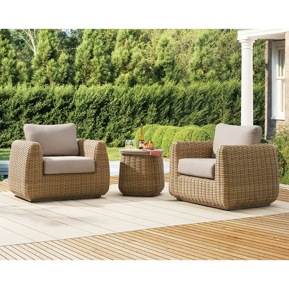 Member's Mark Clybourn Seating Set with Sunbrella Fabric, 3pc