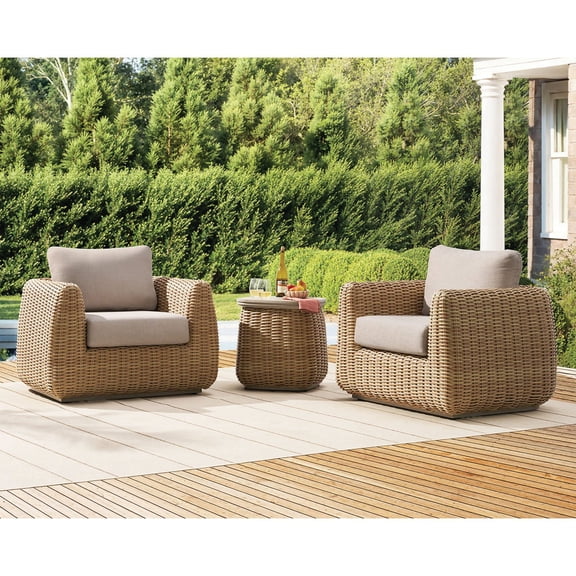 Member's Mark Clybourn Seating Set with Sunbrella Fabric, 3pc