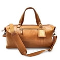 thumbnail image 1 of Genuine Leather Travel Bag- Dark Brown, 1 of 2