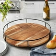 thumbnail image 2 of Member's Mark Acacia Wood Modern Farmhouse Lazy Susan, 2 of 4
