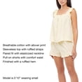 thumbnail image 6 of Gap Women's Ruffle Tank Sleep Set, 6 of 8