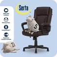 thumbnail image 4 of Serta Mid-Back Office Chair With Mesh Accents And Memory Foam, 4 of 9
