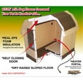 thumbnail image 3 of ASL Solutions Grey Insulated Dog Palace & Bed Combo, 3 of 7