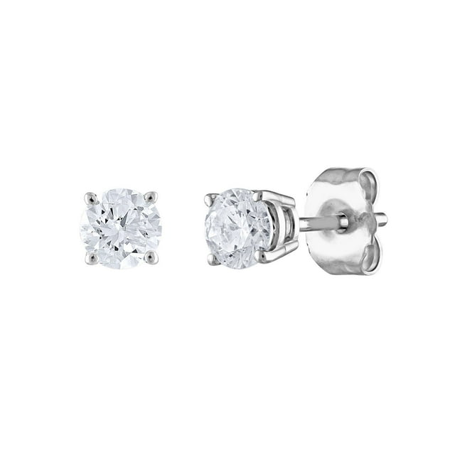 0.47 CT. T.W. Round Diamond Stud Earrings in 14K Gold