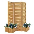 thumbnail image 6 of Yardistry Fusion 3-Panel Cedar Planter Screen, Natural Brown, 6 of 6
