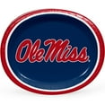 thumbnail image 1 of NCAA Oval Paper Plates, 10" x 12", 50 ct., Choose Team, 1 of 7