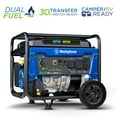 thumbnail image 2 of 6500/5300–Watt Westinghouse Dual Fuel Portable Generator With CO Sensor + Propane Hose, 2 of 13