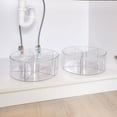 thumbnail image 4 of iDesign 2-Pack Clear Divided Lazy Susan Turntables, 11.5" L x 11.5" W x 4.3" H, 4 of 10
