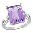 thumbnail image 1 of Emerald Cut Gemstone Ring in Sterling Silver, 1 of 6