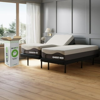 GhostBed InfraRest 12" Medium Foam Mattress and Adjustable Base Set