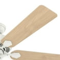 thumbnail image 4 of Hunter 52 inch Swanson Matte Black Ceiling Fan with LED Light Kit and Pull Chain, 4 of 10