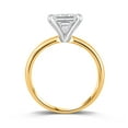 thumbnail image 3 of Lab Created Princess Cut Solitaire Diamond Ring, 3 of 7
