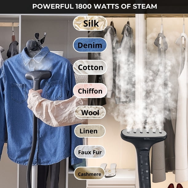 True & Tidy Full-Size Heavy Duty Commercial Garment Steamer with