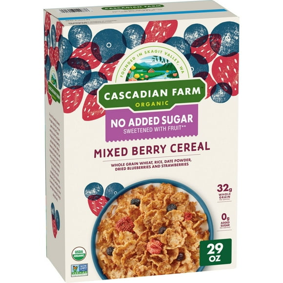 Cascadian Farm Organic Mixed Berry Cereal, 29 oz.