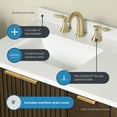 thumbnail image 4 of OVE Decors Gabi 36" W x 22" D Freestanding Bathroom Vanity with Sink, 4 of 14