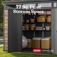 thumbnail image 18 of Keter 11' x 7' Signature Collection Resin Outdoor Shed, 18 of 21