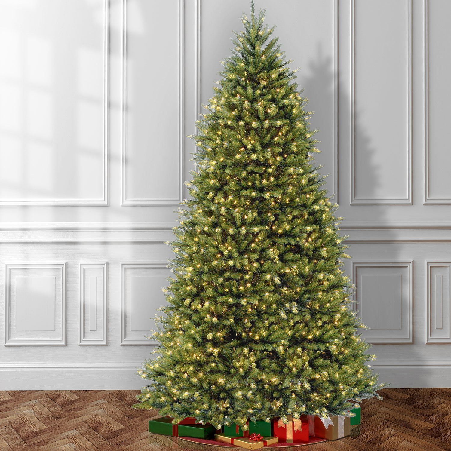 National Tree Company 10' Dunhill Fir Pre-Lit Christmas Tree