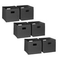 thumbnail image 1 of RiverRidge Folding Bins Cube Storage Cubbies, Set of 6 Playroom Organizers, 1 of 6
