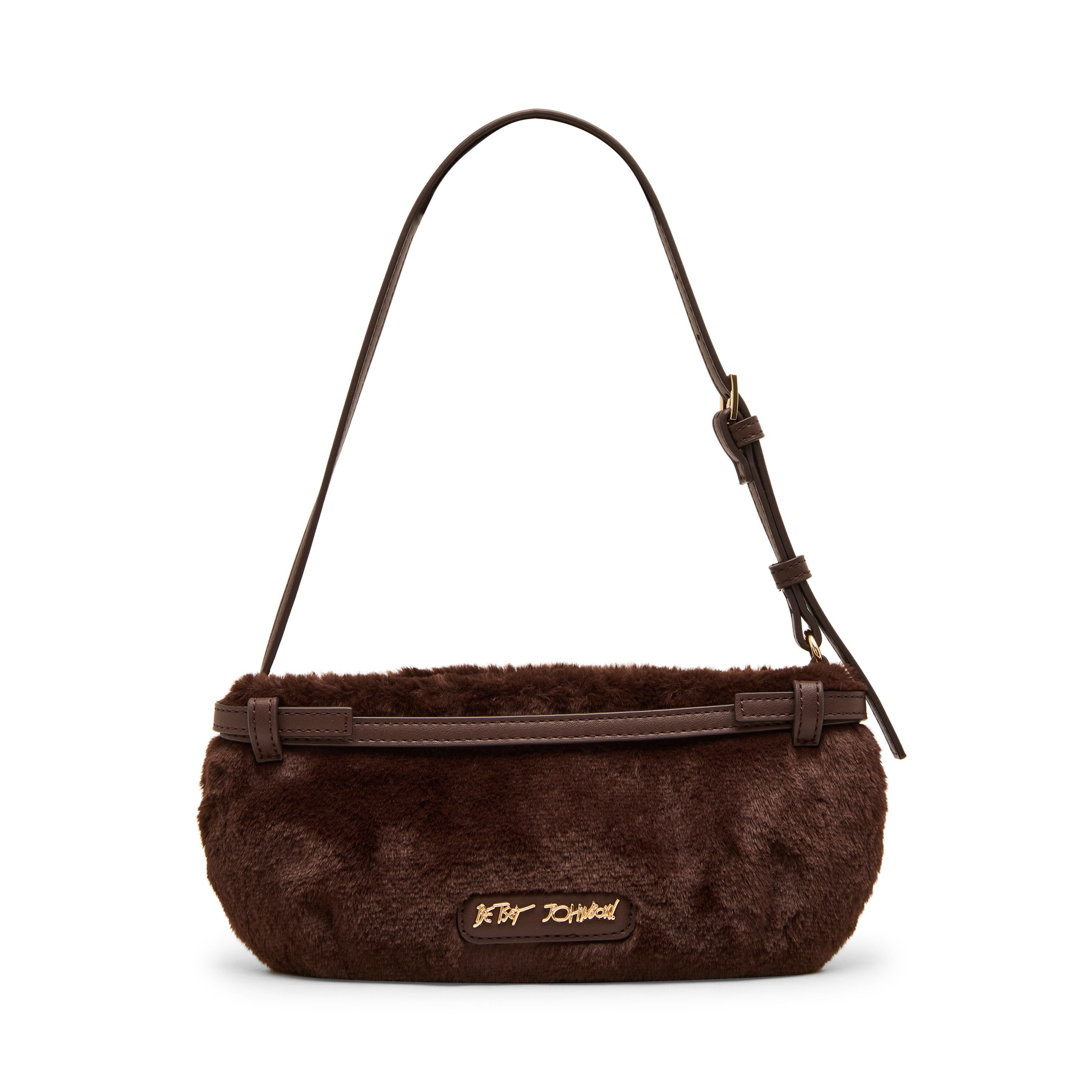 Betsey Johnson XOJANE Faux Fur Belted Shoulder Bag - Samsclub.com