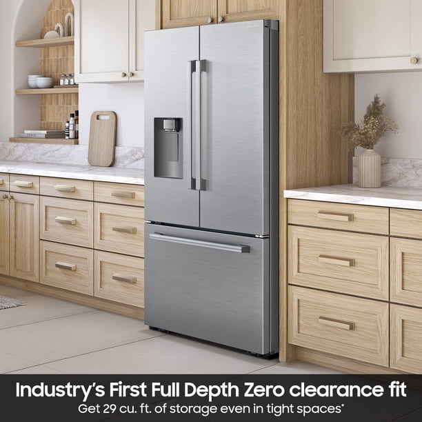 Samsung 29 cu. ft. Zero Clearance French Door Refrigerator w