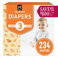 thumbnail interactive-video image 1 of Member's Mark Premium Baby Diapers, Sizes Newborn - 7, 1 of 11