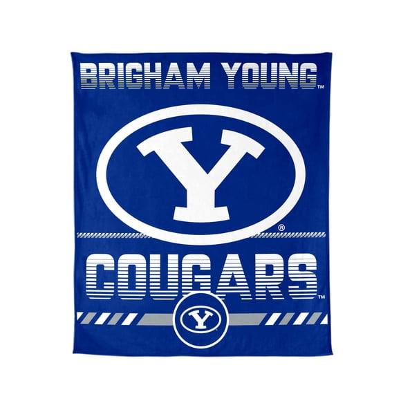 Logo Brands BYU Cougars 60"x70" Super Plush Blanket
