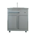 thumbnail image 7 of Thor Kitchen 4-Piece Modular Outdoor Kitchen Island with Liquid Propane BBQ, Wood fuel Pizza Oven, Sink & 3-Drawer Cabinet, 7 of 9