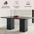 thumbnail image 2 of Anderson 7-Piece Counter Height Dining Set, Black with Cream Chairs, 2 of 16