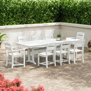 POLYWOOD Gulf Shores Patio Dining Set, 9pc