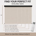 thumbnail image 9 of Rechargeable Motorized Outdoor Sun Shade With Protective Valance - Chalk, 9 of 15