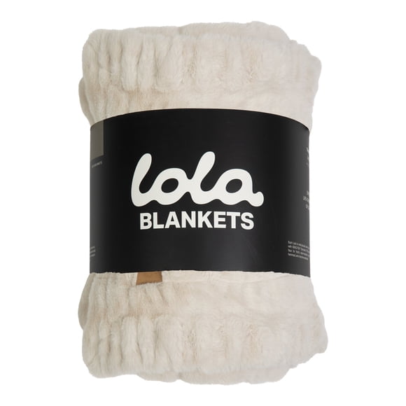 Lola Blankets Large Plush Throw Blanket, 60" x 72"