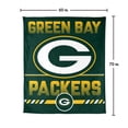 thumbnail image 7 of Logo Brands Green Bay Packers 60"x70" Super Plush Blanket, 7 of 7