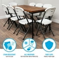 thumbnail image 5 of Lifetime 2nd Generation Commercial Folding Chair, Single and 4 Pack, 5 of 12