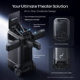 thumbnail image 6 of Soundcore Nebula X1 Pro Mobile Theater Station w/ 3,500 ANSI LM 4K Triple Laser Projection, Liquid Cooling, Detachable Speakers, Dolby Atmos 7.1.4 Spatial Surround Sound, Telescopic Handle, 2 Mics, 6 of 8