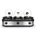 thumbnail image 1 of TRU Triple Slow Cooker Buffet Server Set (Assorted Colors), 1 of 4