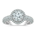 thumbnail image 1 of 1.95 CT. T.W. Round Cut Halo Diamond Ring in 14K Gold, 1 of 4