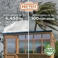 thumbnail image 5 of Backyard Discovery 12' x 7' Slant Roof Cedar Greenhouse - DIY, 5 of 14