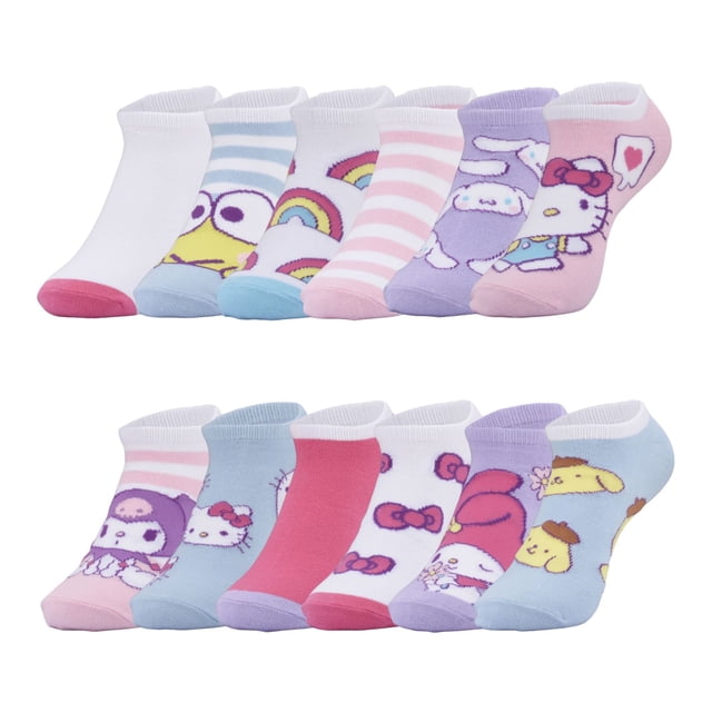 Character Girls No Show Sock