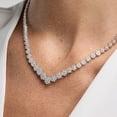 thumbnail image 4 of 3.00 CT.TW. Round Cut Diamond Graduating Tennis Necklace in 14K Gold, 4 of 4